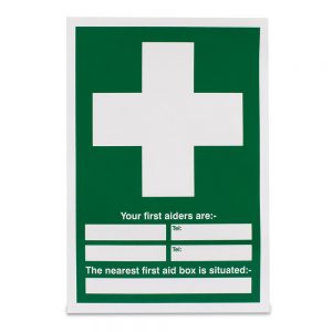 Your first aider is located