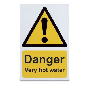 Danger Very Hot Water