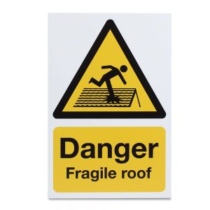 Danger Fragile Roof