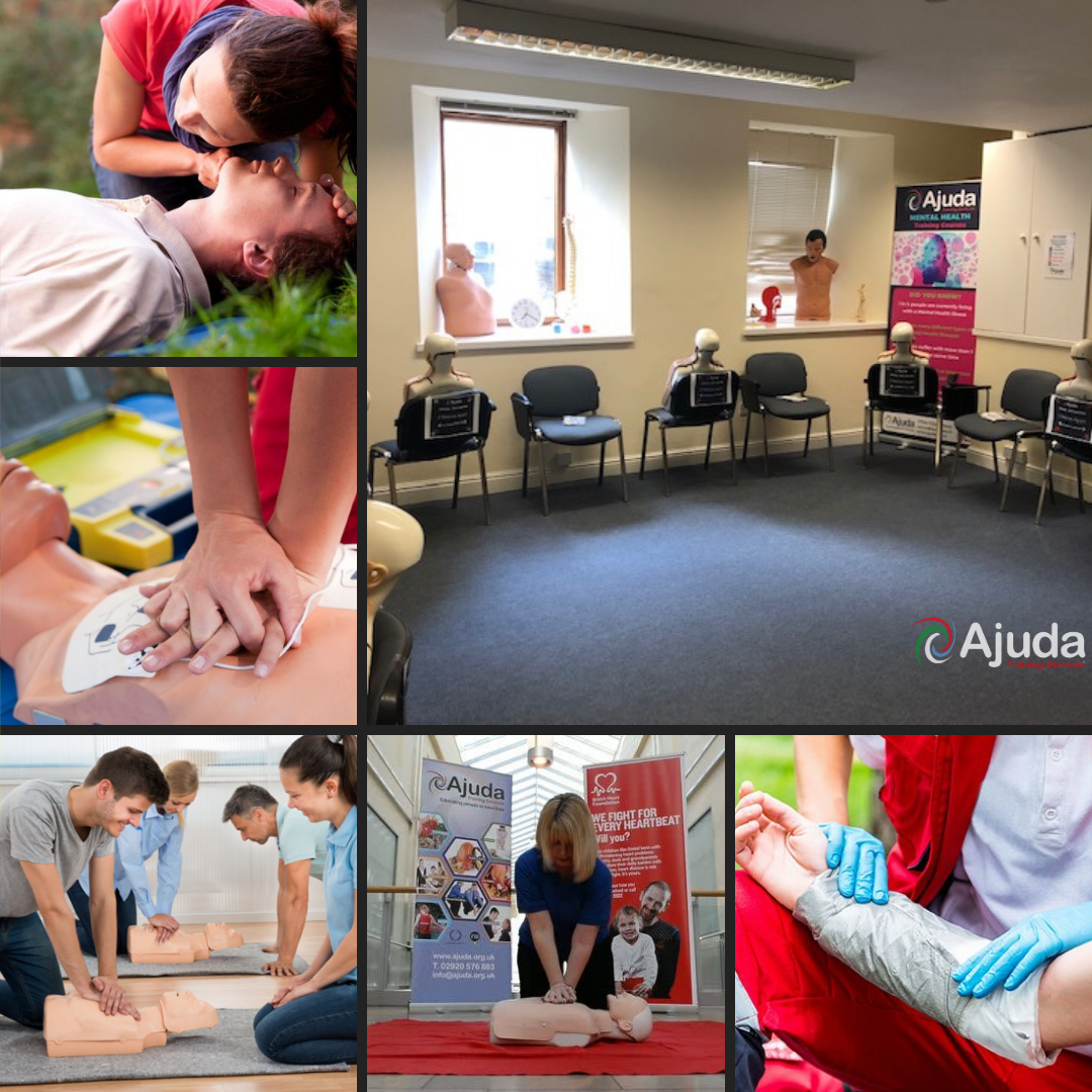 Collage of First Aid Training